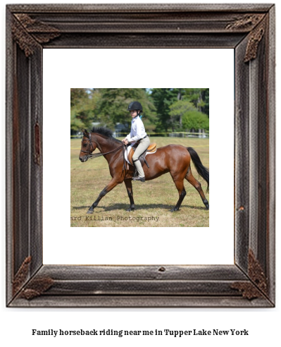 family horseback riding near me in Tupper Lake, New York